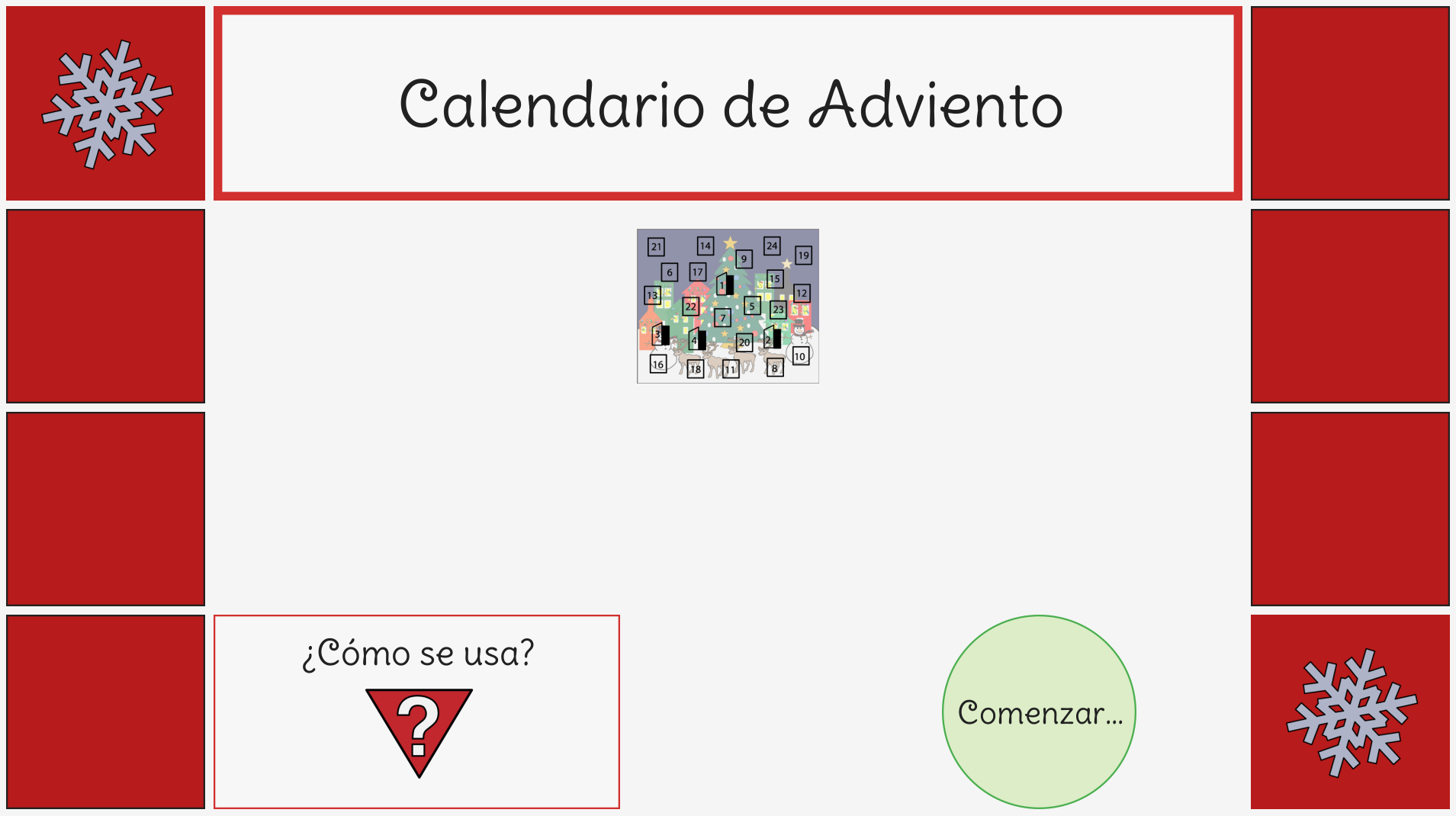 Calendario de adviento 2024