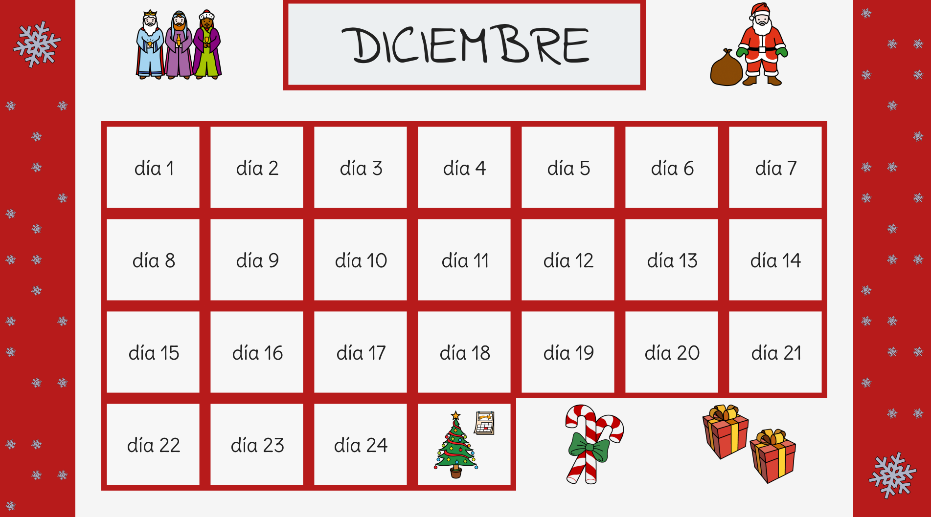 Calendario de adviento permanente