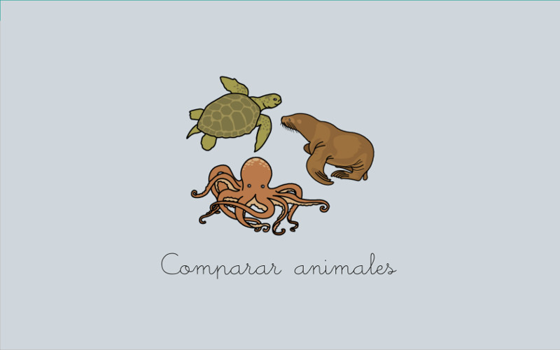 Comparar animales (con sonido)