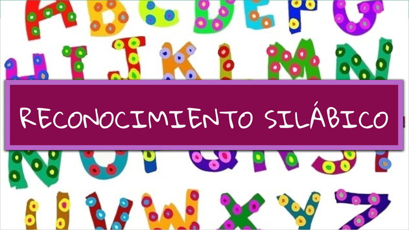 Conciencia Silábica. Palabras Bisílabas