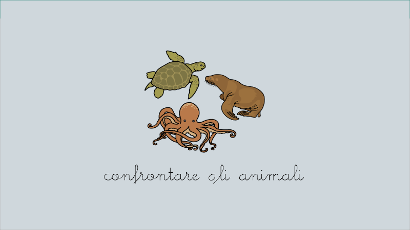 Comparar animales (con sonido)