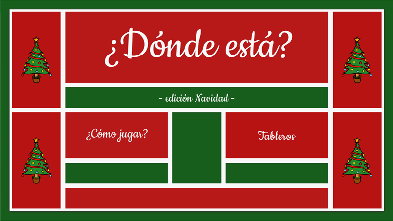 ¿Dónde está? Navidad