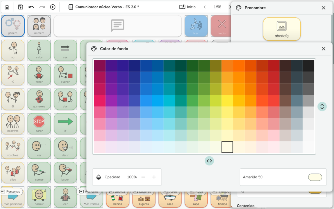 Diálogo de color